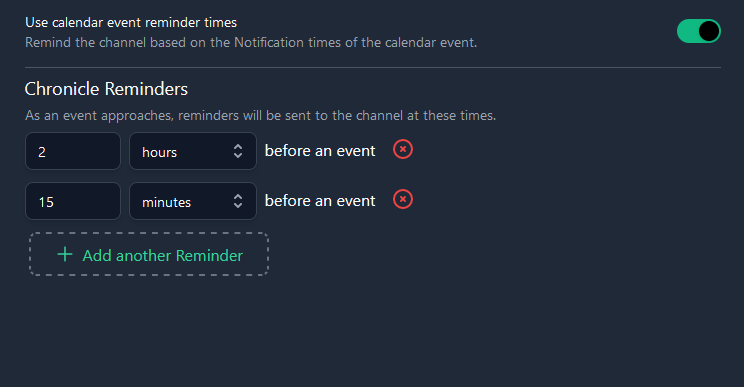 Creating a Chronicle Bot Reminder