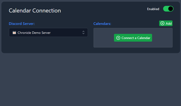Connecting a Discord Server and Calendar