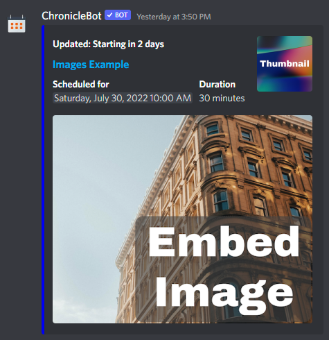 Discord Embed Message Image Examples